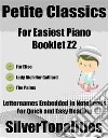 Petite Classics for Easiest Piano Booklet Z2. E-book. Formato EPUB ebook