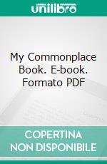 My Commonplace Book. E-book. Formato PDF ebook