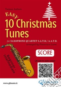 Saxophone Quartet score 