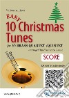 Brass Quartet/Quintet score of  &quot;10 Easy Christmas Tunes&quot;beginner/intermediate level. E-book. Formato Mobipocket ebook