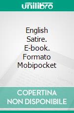 English Satire. E-book. Formato Mobipocket ebook