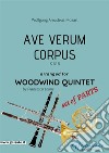 Ave Verum (Mozart) - Woodwind Quintet set of PARTSK 618. E-book. Formato PDF ebook