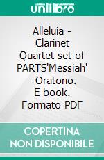 Alleluia - Clarinet Quartet set of PARTS