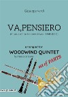 Va, pensiero - Woodwind Quintet set of PARTSChorus of the Hebrew Slaves - NABUCCO. E-book. Formato PDF ebook