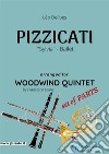 Pizzicati - Woodwind Quintet set of PARTS'Sylvia' ballet . E-book. Formato PDF ebook