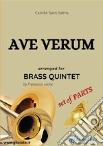 Ave Verum - C.Saint-Saëns - Brass Quintet set of PARTS. E-book. Formato PDF ebook