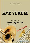 Ave Verum - C.Saint-Saëns - Brass Quintet set of PARTS. E-book. Formato PDF ebook