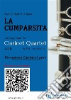 Bb Clarinet 1 part &quot;La Cumparsita&quot; tango for Clarinet Quartetintermediate level. E-book. Formato EPUB ebook