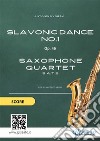 Slavonic Dance - Saxophone Quartet SCOREOp. 46 - n° 1 . E-book. Formato PDF ebook