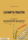 Levanta Poeira - Saxophone Quartet set of PARTSChoro. E-book. Formato PDF ebook