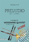 Preludio (La Traviata) - Woodwind quintet SCORE. E-book. Formato PDF ebook