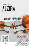 Score of &quot;Alzira&quot; for string quartetOverture. E-book. Formato PDF ebook