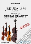 Jerusalem (introduction) String Quartet - Score. E-book. Formato PDF ebook