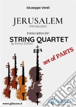 Jerusalem (introduction) String Quartet - Set of parts. E-book. Formato PDF