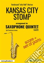 Kansas City Stomp - Saxophone Quintet score & parts. E-book. Formato PDF