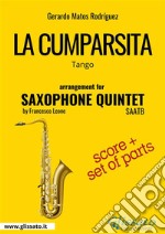 La Cumparsita - Saxophone Quintet score & partstango. E-book. Formato PDF ebook