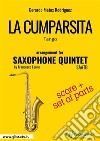 La Cumparsita - Saxophone Quintet score & partstango. E-book. Formato PDF ebook