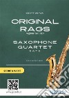 Original rags - Saxophone Quartet score &amp; partsragtime two step. E-book. Formato PDF ebook