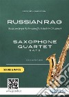 Russian Rag - Saxophone Quartet score & parts(based on Sergei Rachmaninoff's Prelude in C? minor). E-book. Formato PDF ebook di George Linus Cobb