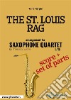 The St. Louis Rag - Saxophone Quartet score &amp; parts. E-book. Formato PDF ebook