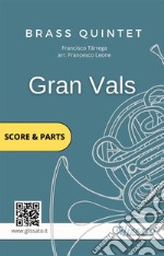 Gran vals (nokia tune) - Brass Quintet score & parts. E-book. Formato PDF ebook