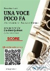 Clarinet Quintet score of &quot;Una voce poco fa&quot;Rosina&apos;s cavatina &quot;Il Barbiere di Siviglia&quot;. E-book. Formato PDF ebook