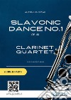 Slavonic Dance no.1 - Clarinet Quartet score & partsOp. 46. E-book. Formato PDF ebook