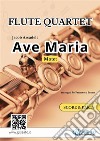 Ave Maria (Arcadelt) - Flute Quartet score & partsMotet. E-book. Formato PDF ebook