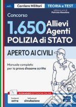 Concorso 1.650 Allievi Agenti Polizia di Stato: Manuale completo per la prova d'esame scritta. E-book. Formato EPUB ebook