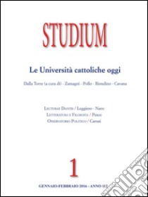 Studium - Le Università cattoliche oggi. E-book. Formato EPUB ebook di Emerico Giachery