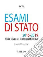 Esami di stato 2015-2019: tracce, soluzioni e commenti critici (vol. 3). E-book. Formato Mobipocket ebook