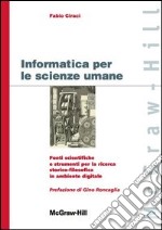 Informatica per le scienze umane. E-book. Formato EPUB