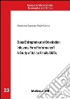 Does entrepreneurial orientation influence firm performance? A study of italian family SMEs. E-book. Formato PDF ebook