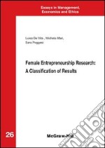 Female entrepreneurship research: a classification of results. E-book. Formato EPUB ebook