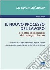 Il nuovo processo del lavoro e le altre disposizioni del collegato lavoro. E-book. Formato EPUB ebook