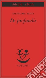 De profundis. E-book. Formato EPUB ebook