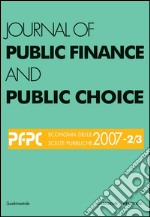 Journal of public Finance and Public Choice n. 2-3/2007. E-book. Formato EPUB ebook