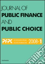 Journal of public Finance and Public Choice n.1/2008. E-book. Formato EPUB ebook