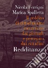 Redditanza: Il reddito di cittadinanza raccontato dai giornali e percepito dai cittadini. E-book. Formato EPUB ebook di Nicola Ferrigni