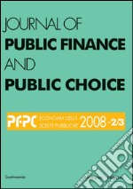 Journal of Public Finance and Public Choice n. 2-3/2008. E-book. Formato PDF ebook