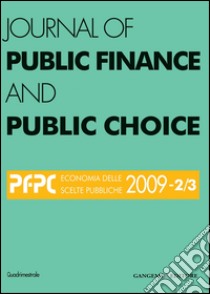 Journal of Public Finance and Public Choice n. 2-3/2009. E-book. Formato PDF ebook di AA. VV.