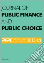 Journal of Public Finance and Public Choice n. 2-3/2010. E-book. Formato PDF ebook