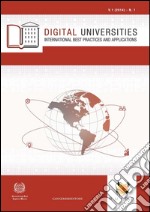 Digital Universities V.1 (2014) - n. 1: International best practices and applications. E-book. Formato PDF ebook