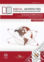 Digital Universities V.4 (2017) n. 3: International best practices and applications. E-book. Formato PDF ebook