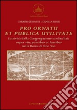 Pro Ornatu et Publica Utilitate: L'attività della Congregazione cardinalizia super viis, pontibus et fontibus nella Roma di fine '500. E-book. Formato EPUB ebook