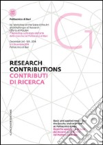 Contributi di Ricerca 1 - Research Contributions 1: 1° Workshop sullo stato dell’arte delle ricerche nel Politecnico di Bari – 1st Workshop on the State of the Art and Challenges of Research Efforts at POLIBA. E-book. Formato EPUB ebook