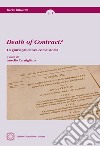 Death of Contract?. E-book. Formato PDF ebook
