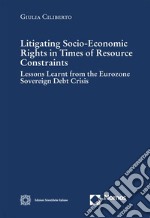 Litigating Socio-Economic Rights in Times of Resource ConstraintsLessons Learnt from the Eurozone Sovereing Debt Crisis. E-book. Formato PDF