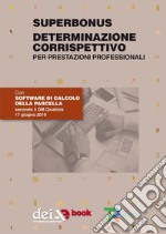 Superbonus  Determinazione corrispettivo per parcella professionale: con software di calcolo. E-book. Formato EPUB ebook