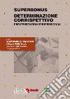 Superbonus  Determinazione corrispettivo per parcella professionale: con software di calcolo. E-book. Formato EPUB ebook